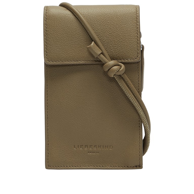 Umhängetasche Classics Mobile Pouch Salvia, Farbe: taupe/khaki, Marke: Liebeskind Berlin, EAN: 4099593109630, Abmessungen in cm: 10x17.5x2.5, Bild 1 von 5