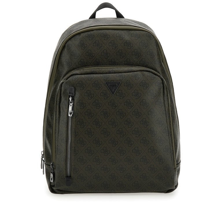 Rucksack Vezzola mit Laptopfach 14 Zoll Military Green Black, Farbe: grün/oliv, Marke: Guess, EAN: 7622078993805, Abmessungen in cm: 31x43.5x20, Bild 1 von 7