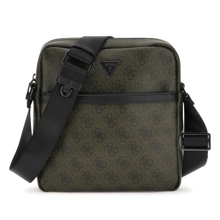 Umhängetasche Vezzola Military Green Black, Farbe: grün/oliv, Marke: Guess, EAN: 7622078993621, Abmessungen in cm: 22x22x6, Bild 1 von 7