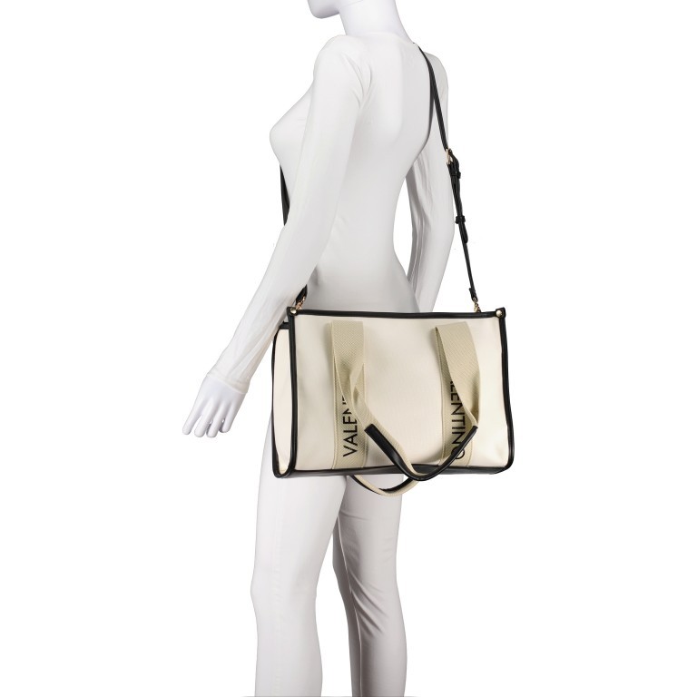 Shopper Candle Naturale Nero, Farbe: beige, Marke: Valentino Bags, EAN: 8054942030788, Abmessungen in cm: 36x26x15, Bild 6 von 7