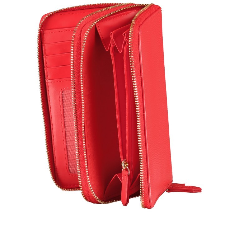Geldbörse Divina Rosso, Farbe: rot/weinrot, Marke: Valentino Bags, EAN: 8058043887289, Abmessungen in cm: 19x11x3, Bild 5 von 5
