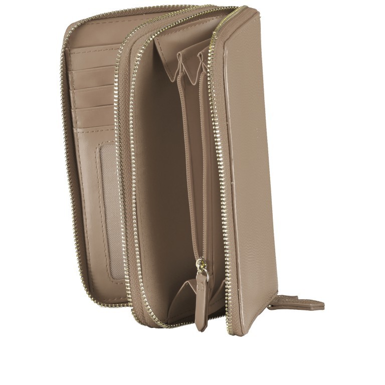 Geldbörse Divina Taupe, Farbe: taupe/khaki, Marke: Valentino Bags, EAN: 8058043887326, Abmessungen in cm: 19x11x3, Bild 5 von 5