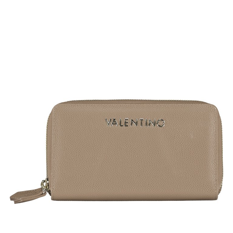 Geldbörse Divina Taupe, Farbe: taupe/khaki, Marke: Valentino Bags, EAN: 8058043887326, Abmessungen in cm: 19x11x3, Bild 1 von 5