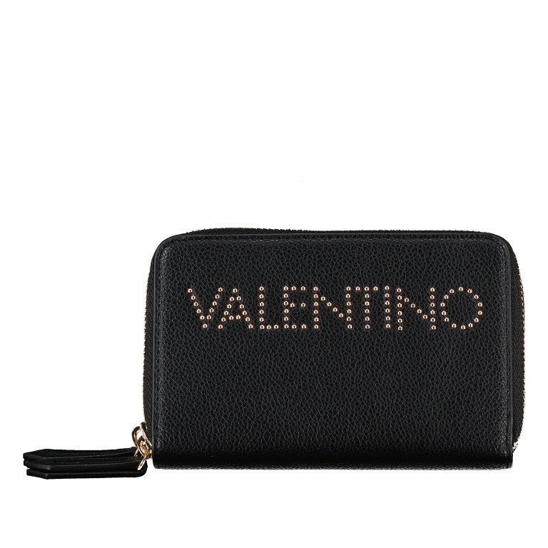 Geldbörse Pie Relove Recycle Nero, Farbe: schwarz, Marke: Valentino Bags, EAN: 8054942031921, Abmessungen in cm: 15x10.5x4, Bild 1 von 5