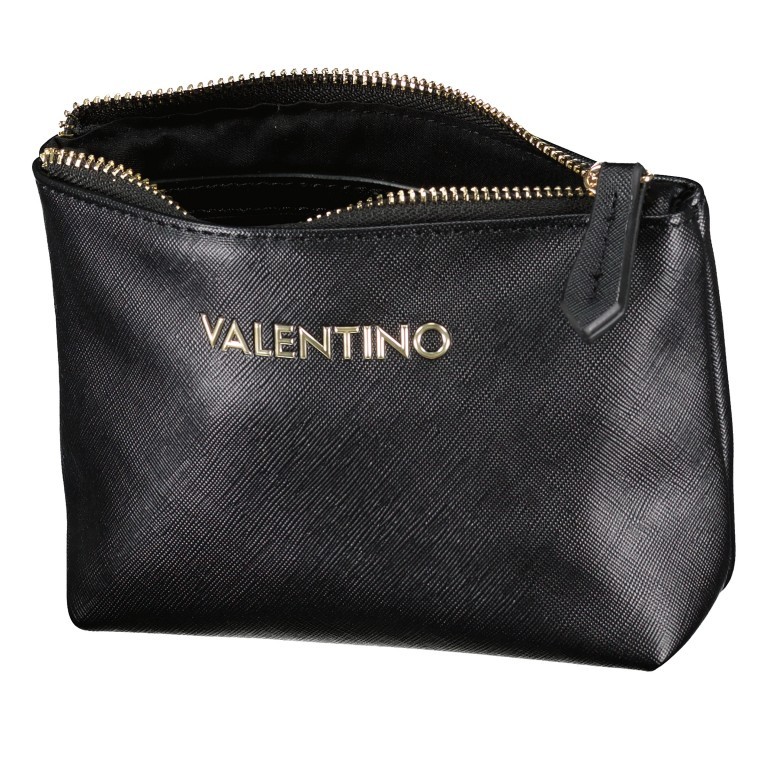 Kosmetiketui Zero Relove Recycle Nero, Farbe: schwarz, Marke: Valentino Bags, EAN: 8054942028129, Abmessungen in cm: 14.5x11x6.5, Bild 4 von 4