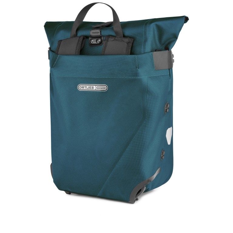 Fahrradtasche Vario PS Rucksack mit Hinterrad-Aufhängesystem Volumen 20 Liter Petrol, Farbe: blau/petrol, Marke: Ortlieb, EAN: 4013051056212, Abmessungen in cm: 31x45x18, Bild 5 von 8