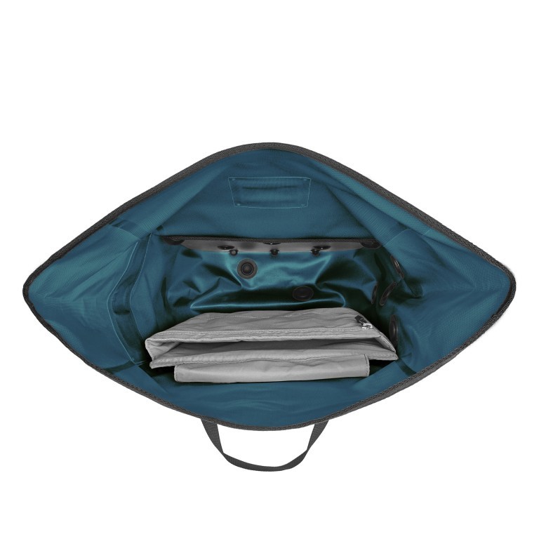 Fahrradtasche / Rucksack Vario Volumen 20 Liter Petrol, Farbe: blau/petrol, Marke: Ortlieb, EAN: 4013051056212, Abmessungen in cm: 31x45x18, Bild 8 von 8