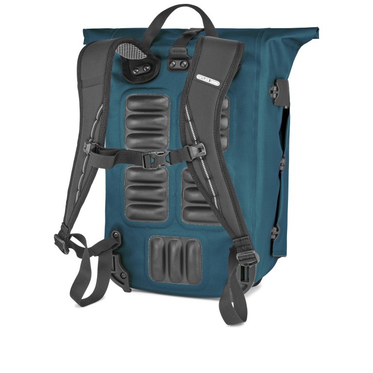 Fahrradtasche / Rucksack Vario Volumen 20 Liter Petrol, Farbe: blau/petrol, Marke: Ortlieb, EAN: 4013051056212, Abmessungen in cm: 31x45x18, Bild 4 von 8