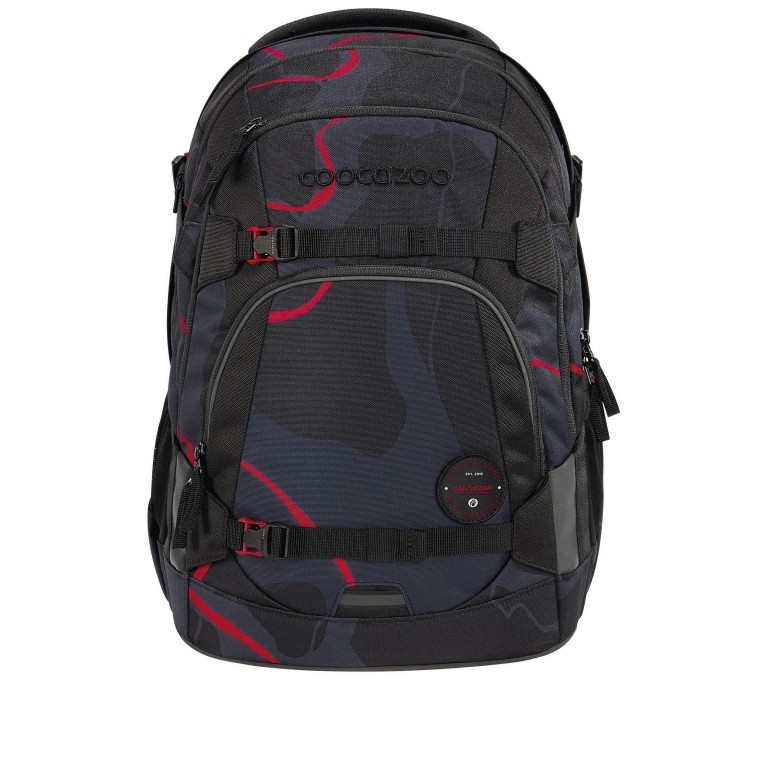 Rucksack Mate 30 Liter Lava Lines, Farbe: anthrazit, Marke: Coocazoo, EAN: 4047443495594, Abmessungen in cm: 30x44x23, Bild 1 von 9