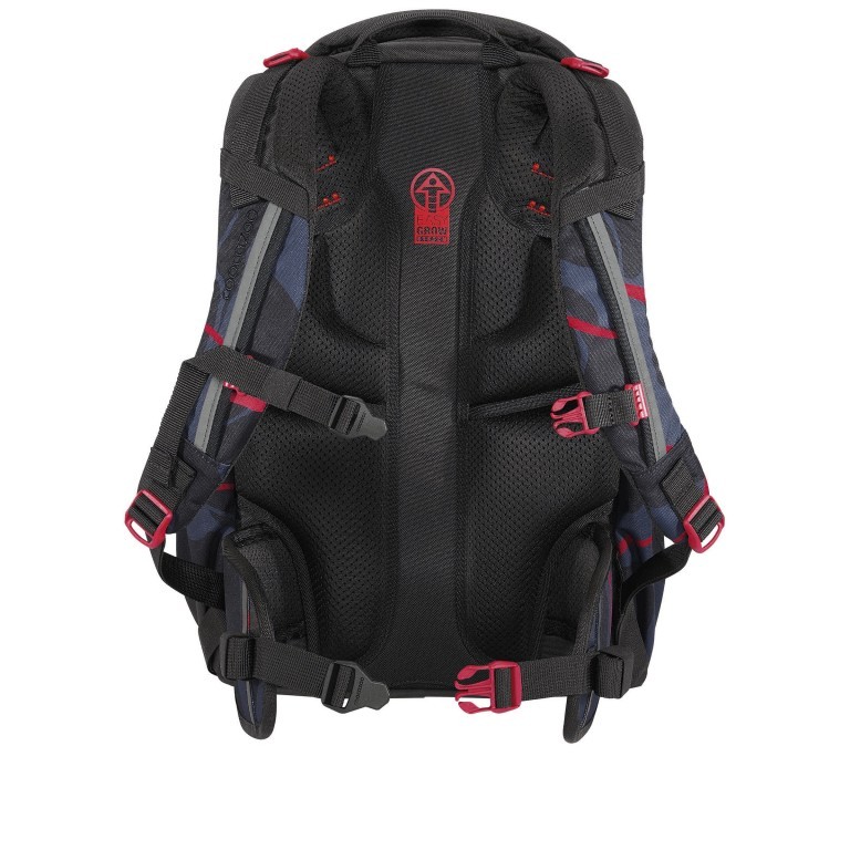 Rucksack Mate 30 Liter Lava Lines, Farbe: anthrazit, Marke: Coocazoo, EAN: 4047443495594, Abmessungen in cm: 30x44x23, Bild 2 von 9