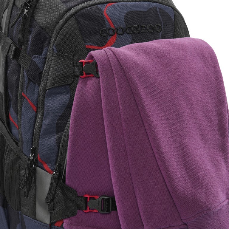 Rucksack Mate 30 Liter Lava Lines, Farbe: anthrazit, Marke: Coocazoo, EAN: 4047443495594, Abmessungen in cm: 30x44x23, Bild 8 von 9