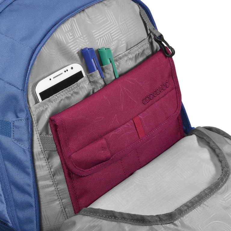 Rucksack Mate All Blue, Farbe: blau/petrol, Marke: Coocazoo, EAN: 4047443495617, Abmessungen in cm: 30x44x23, Bild 3 von 9