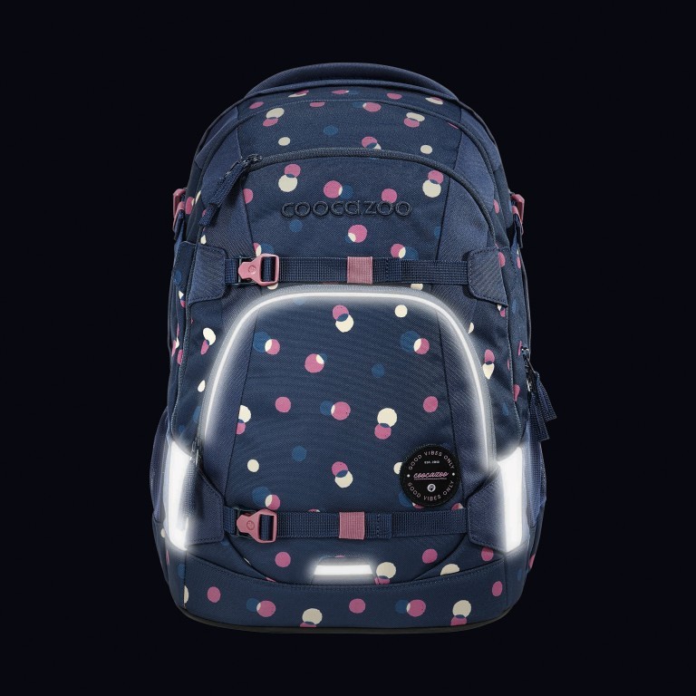 Rucksack Mate Bubble Dreams, Farbe: blau/petrol, Marke: Coocazoo, EAN: 4047443495662, Abmessungen in cm: 30x44x23, Bild 9 von 9