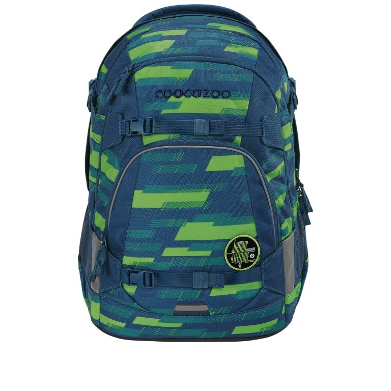 Rucksack Mate Lime Stripe, Farbe: grün/oliv, Marke: Coocazoo, EAN: 4047443495778, Abmessungen in cm: 30x44x23, Bild 1 von 9