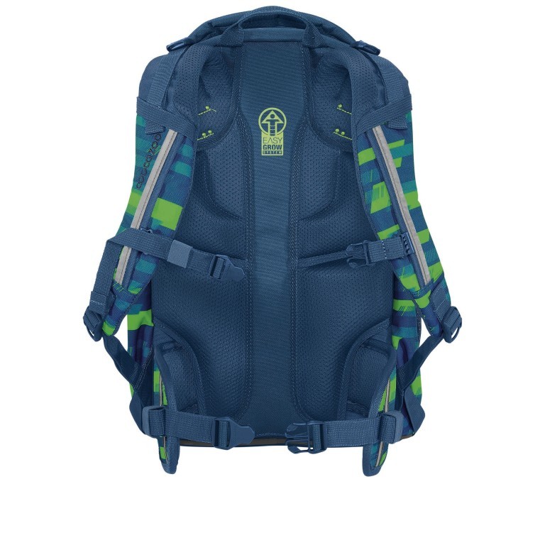 Rucksack Mate Lime Stripe, Farbe: grün/oliv, Marke: Coocazoo, EAN: 4047443495778, Abmessungen in cm: 30x44x23, Bild 2 von 9