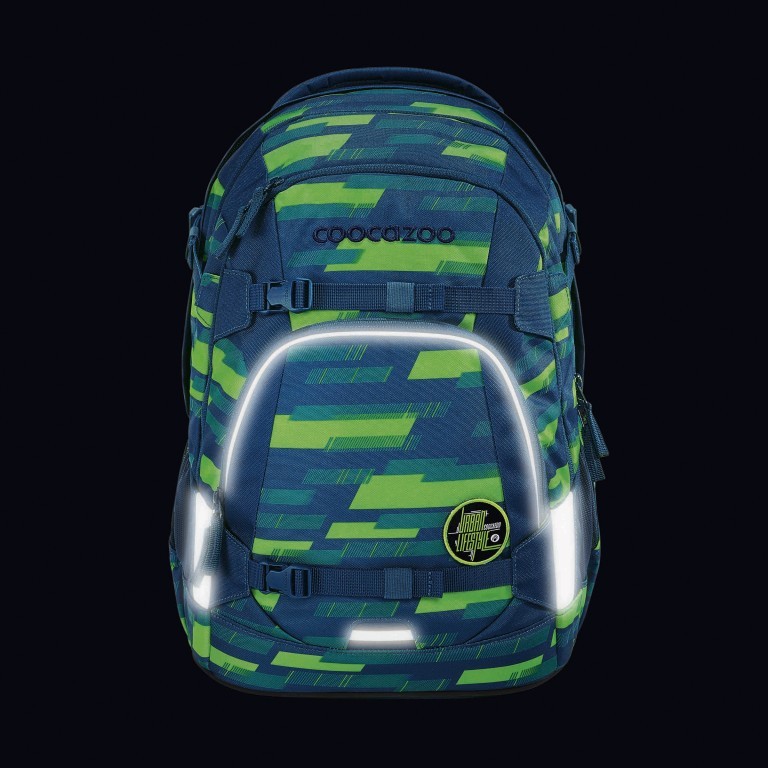 Rucksack Mate Lime Stripe, Farbe: grün/oliv, Marke: Coocazoo, EAN: 4047443495778, Abmessungen in cm: 30x44x23, Bild 9 von 9