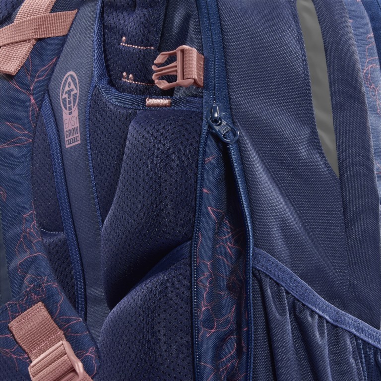 Rucksack Porter erweiterbar Sweet Rose, Farbe: blau/petrol, Marke: Coocazoo, EAN: 4047443495853, Abmessungen in cm: 30x44x23, Bild 5 von 11