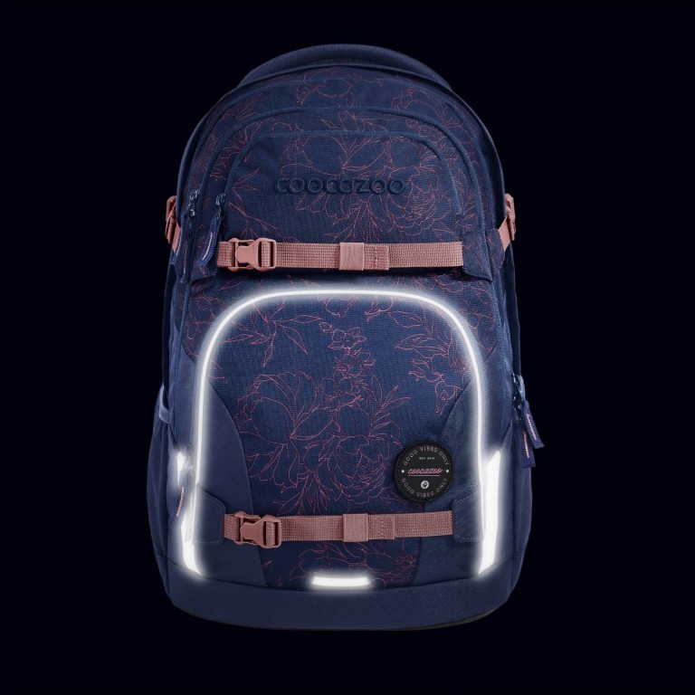 Rucksack Porter erweiterbar Sweet Rose, Farbe: blau/petrol, Marke: Coocazoo, EAN: 4047443495853, Abmessungen in cm: 30x44x23, Bild 11 von 11