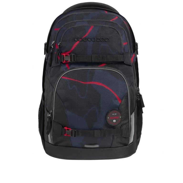 Rucksack Porter erweiterbar Lava Lines, Farbe: anthrazit, Marke: Coocazoo, EAN: 4047443495891, Abmessungen in cm: 30x44x23, Bild 1 von 11