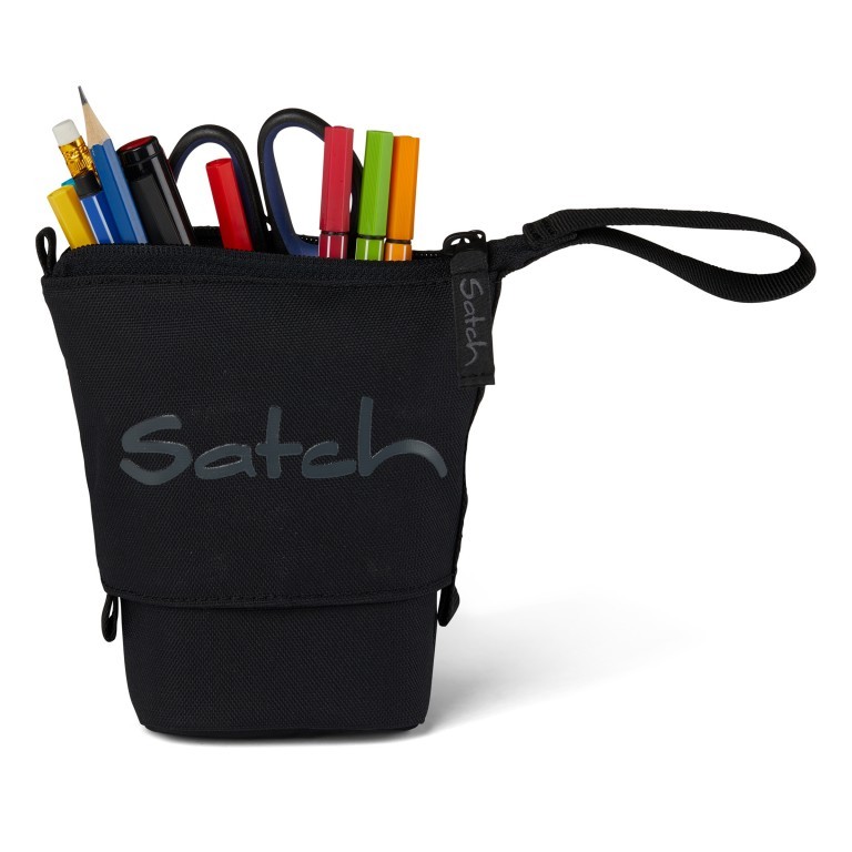 Mäppchen Pencil Slider Blackjack, Farbe: schwarz, Marke: Satch, EAN: 4057081162017, Abmessungen in cm: 17x19x7, Bild 2 von 4
