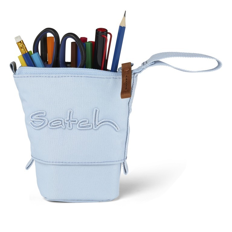 Mäppchen Pencil Slider Skandi Edition Nordic Ice Blue, Farbe: blau/petrol, Marke: Satch, EAN: 4057081191857, Abmessungen in cm: 17x19x7, Bild 2 von 4