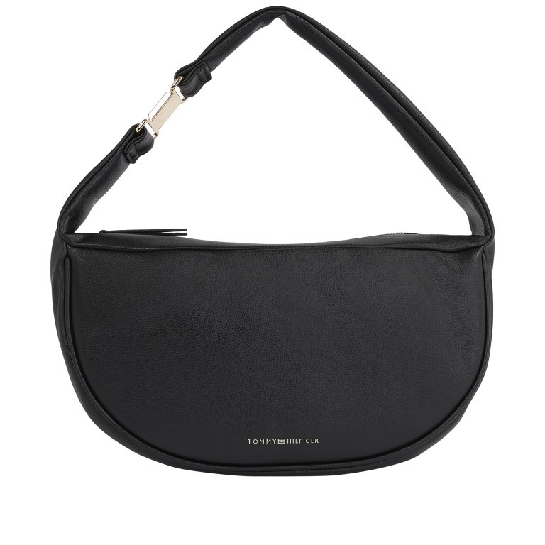 Beuteltasche Contemporary Shoulder Bag Black, Farbe: schwarz, Marke: Tommy Hilfiger, EAN: 8720644246313, Abmessungen in cm: 32x17x12.5, Bild 1 von 4