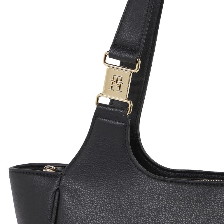 Shopper Contemporary Tote Bag Black, Farbe: schwarz, Marke: Tommy Hilfiger, EAN: 8720644241998, Abmessungen in cm: 32x28x15, Bild 4 von 4