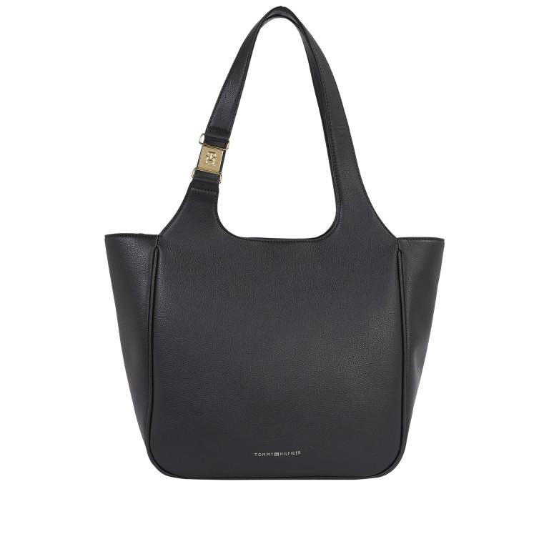 Shopper Contemporary Tote Bag Black, Farbe: schwarz, Marke: Tommy Hilfiger, EAN: 8720644241998, Abmessungen in cm: 32x28x15, Bild 1 von 4