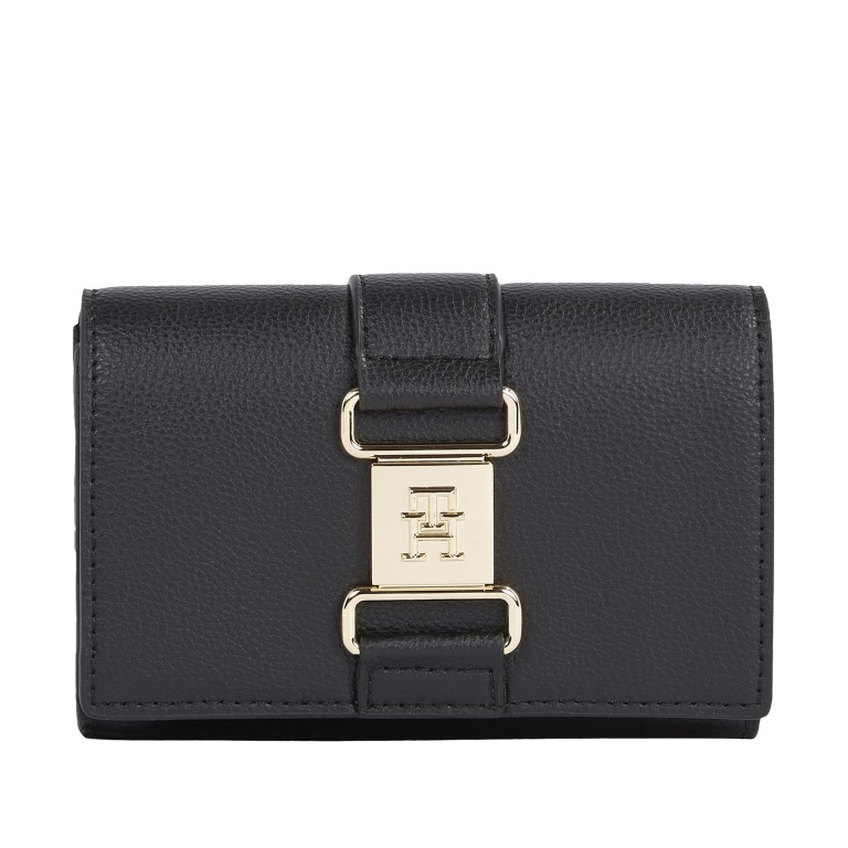 Geldbörse Contemporary Medium Wallet Black, Farbe: schwarz, Marke: Tommy Hilfiger, EAN: 8720644243978, Abmessungen in cm: 14x9.5x4, Bild 1 von 2