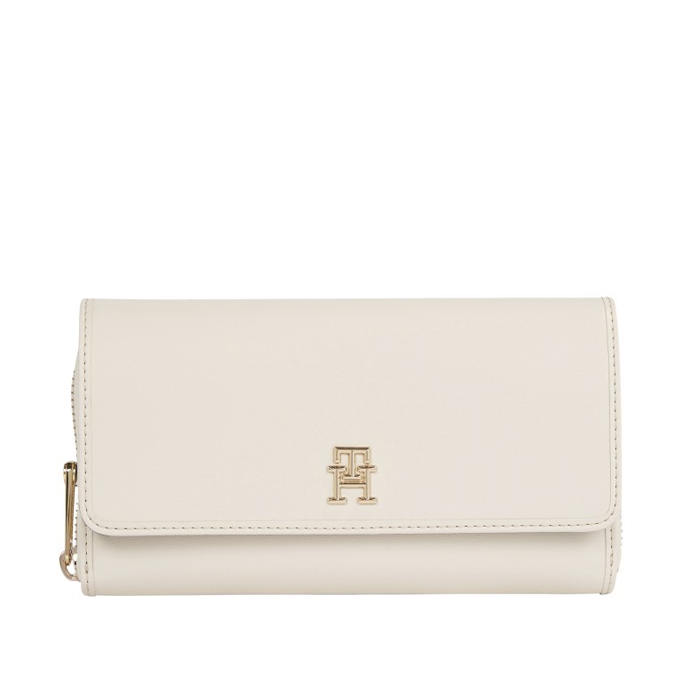 Geldbörse City Summer Large Flap Wallet Sugarcane, Farbe: beige, Marke: Tommy Hilfiger, EAN: 8720644242391, Abmessungen in cm: 19x10.5x4.5, Bild 1 von 2