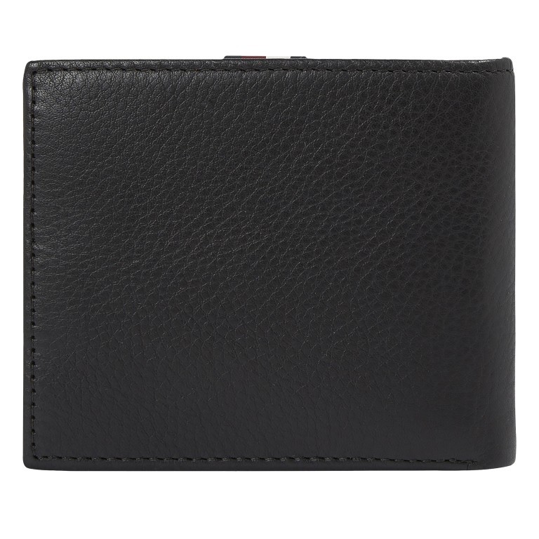 Geldbörse Premium Leather CC Flap and Coin Black, Farbe: schwarz, Marke: Tommy Hilfiger, EAN: 8720644244791, Abmessungen in cm: 11.5x10x2.5, Bild 2 von 4