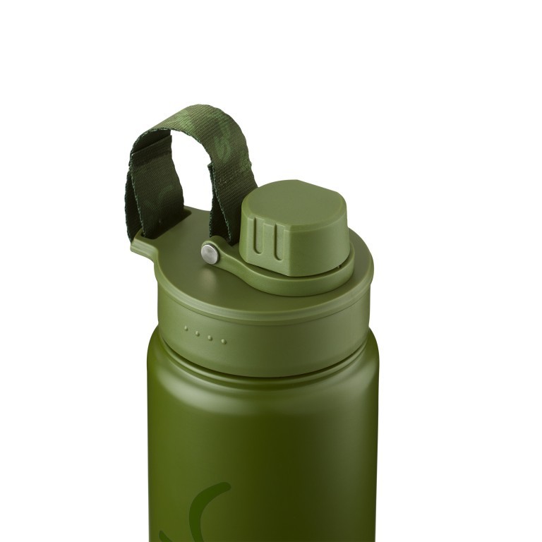 Trinkflasche Edelstahl Olive, Farbe: grün/oliv, Marke: Satch, EAN: 4057081168620, Abmessungen in cm: 7x23.5x7, Bild 2 von 5