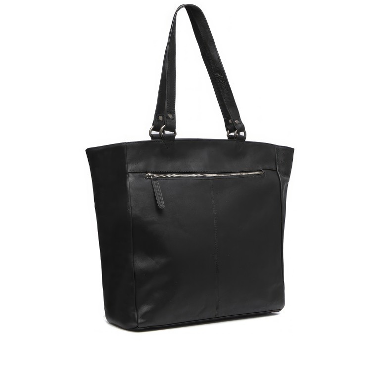 Shopper Berlin mit Laptopfach 15.4 Zoll Black, Farbe: schwarz, Marke: The Chesterfield Brand, EAN: 8719241038650, Abmessungen in cm: 36x36x15, Bild 2 von 7