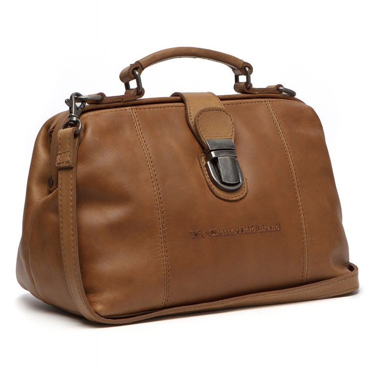 Doktortasche Rachael mit Bügelverschluss Cognac, Farbe: cognac, Marke: The Chesterfield Brand, EAN: 8719241017846, Abmessungen in cm: 24x17x13, Bild 1 von 7