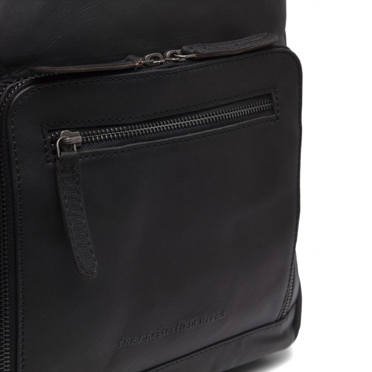 Rucksack Mykonos mit Laptopfach 13 Zoll Black, Farbe: schwarz, Marke: The Chesterfield Brand, EAN: 8719241091877, Abmessungen in cm: 27x30x11, Bild 5 von 5