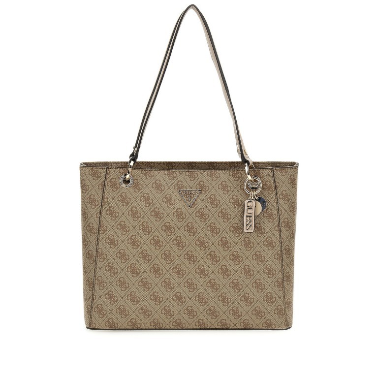 Shopper Noelle 4g-logo Latte, Farbe: beige, Marke: Guess, EAN: 0190231710677, Abmessungen in cm: 37x26x9.5, Bild 1 von 4