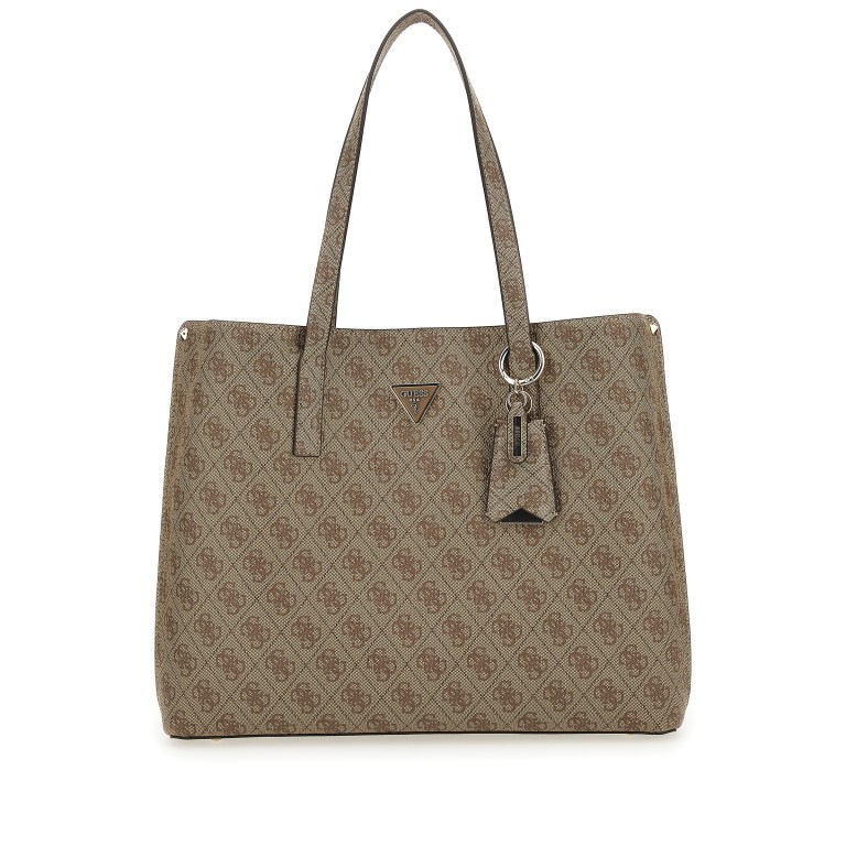 Shopper Meridian 4g-logo Latte Logo, Farbe: beige, Marke: Guess, EAN: 0190231736363, Abmessungen in cm: 38x29x12, Bild 1 von 4