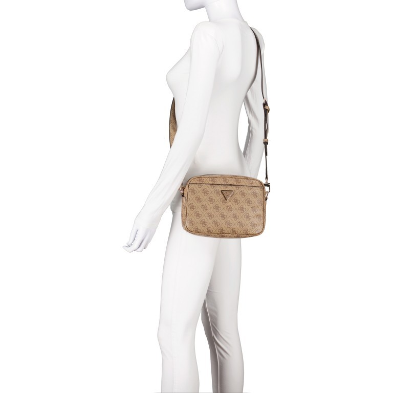 Umhängetasche Meridian 4g-logo Latte Logo, Farbe: beige, Marke: Guess, EAN: 0190231736332, Abmessungen in cm: 26x17x9, Bild 4 von 4