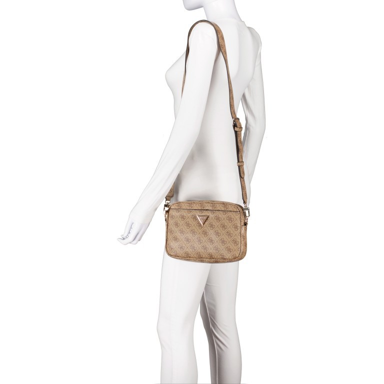Umhängetasche Meridian 4g-logo Latte Logo, Farbe: beige, Marke: Guess, EAN: 0190231736332, Abmessungen in cm: 26x17x9, Bild 3 von 4