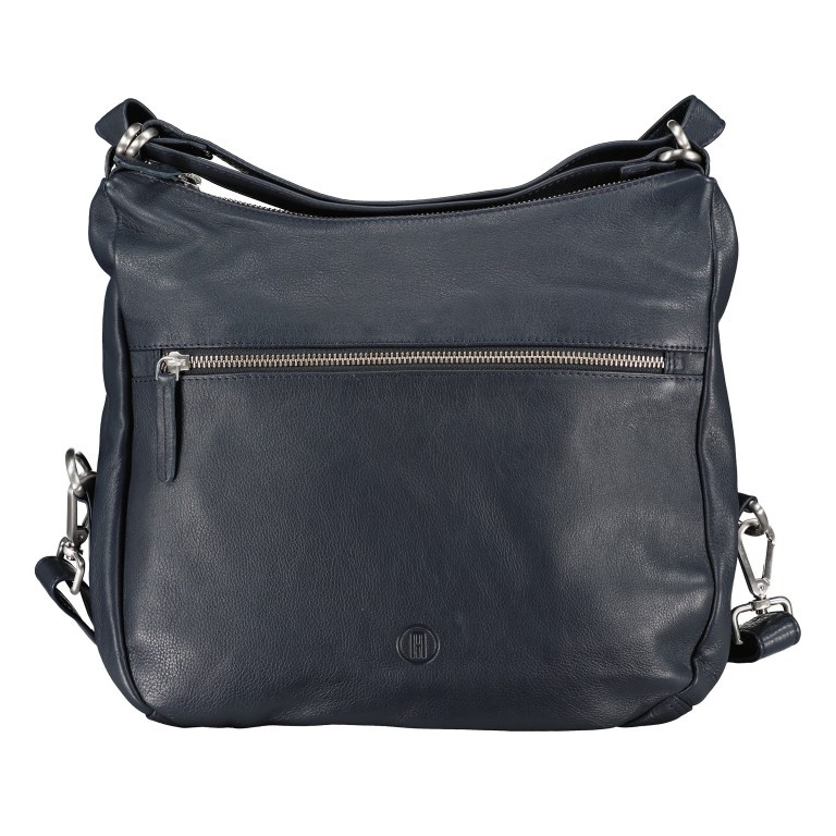 Beuteltasche / Rucksack Dark Blue, Farbe: blau/petrol, Marke: Hausfelder Manufaktur, EAN: 4065646015104, Abmessungen in cm: 28x29x8, Bild 1 von 7