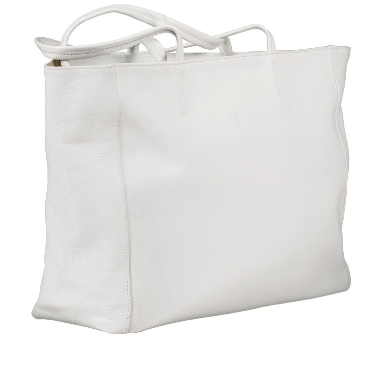 Shopper Weiß, Farbe: weiß, Marke: Hausfelder Manufaktur, EAN: 4065646015159, Abmessungen in cm: 36x30x14, Bild 2 von 5