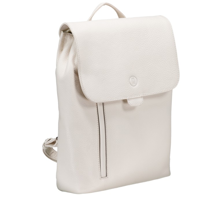 Rucksack Ecru, Farbe: weiß, Marke: Hausfelder Manufaktur, EAN: 4065646015265, Abmessungen in cm: 22.5x31x9.5, Bild 2 von 6