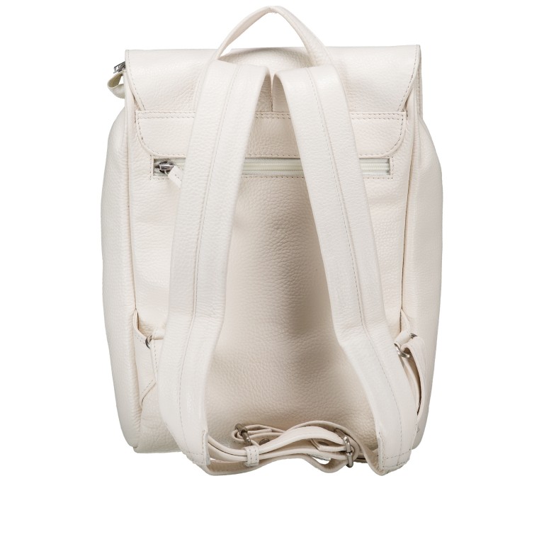 Rucksack Ecru, Farbe: weiß, Marke: Hausfelder Manufaktur, EAN: 4065646015265, Abmessungen in cm: 22.5x31x9.5, Bild 4 von 6