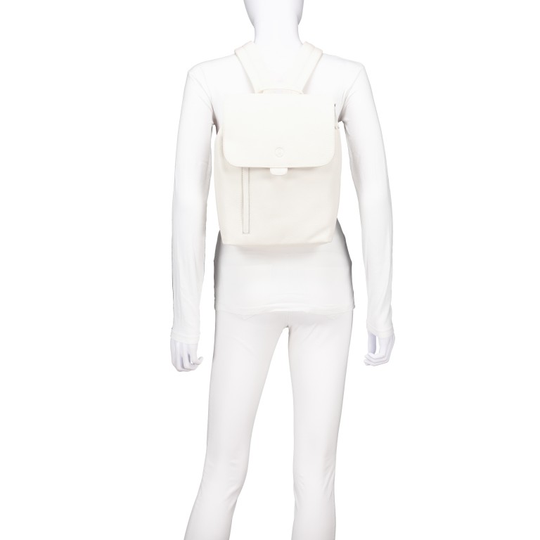 Rucksack Ecru, Farbe: weiß, Marke: Hausfelder Manufaktur, EAN: 4065646015265, Abmessungen in cm: 22.5x31x9.5, Bild 5 von 6