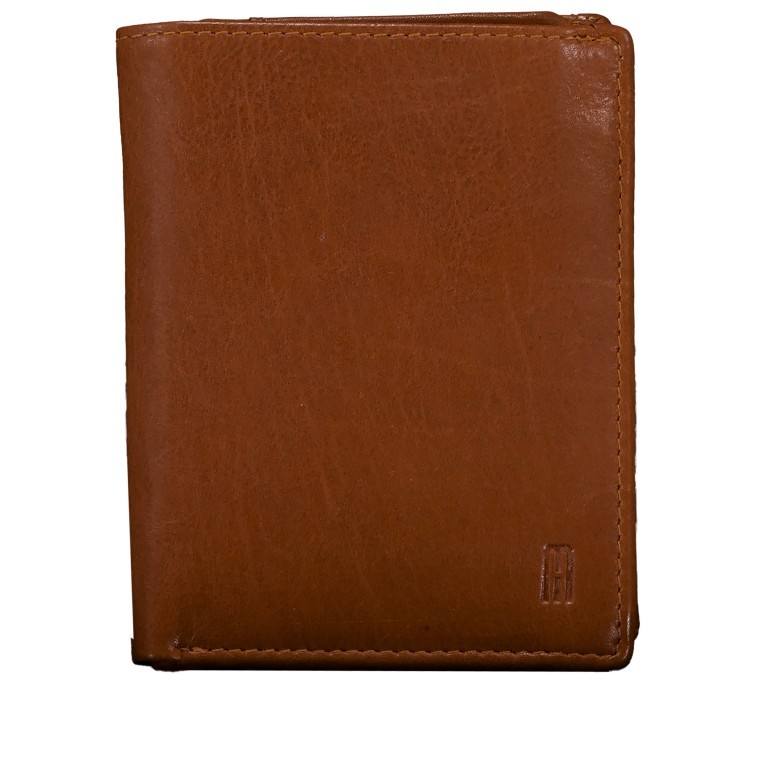 Karten-/Ausweisetui Riley mit RFID-Schutz Cognac, Farbe: cognac, Marke: Hausfelder Manufaktur, EAN: 4065646014800, Abmessungen in cm: 9x11.5x2, Bild 1 von 5