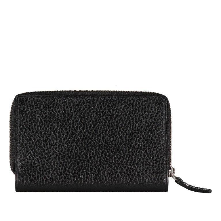 Geldbörse Black, Farbe: schwarz, Marke: Hausfelder Manufaktur, EAN: 4065646014794, Abmessungen in cm: 14.5x9x2, Bild 3 von 5