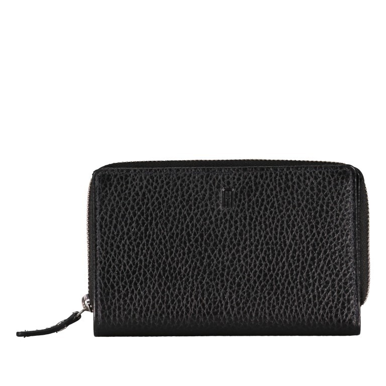 Geldbörse Black, Farbe: schwarz, Marke: Hausfelder Manufaktur, EAN: 4065646014794, Abmessungen in cm: 14.5x9x2, Bild 1 von 5