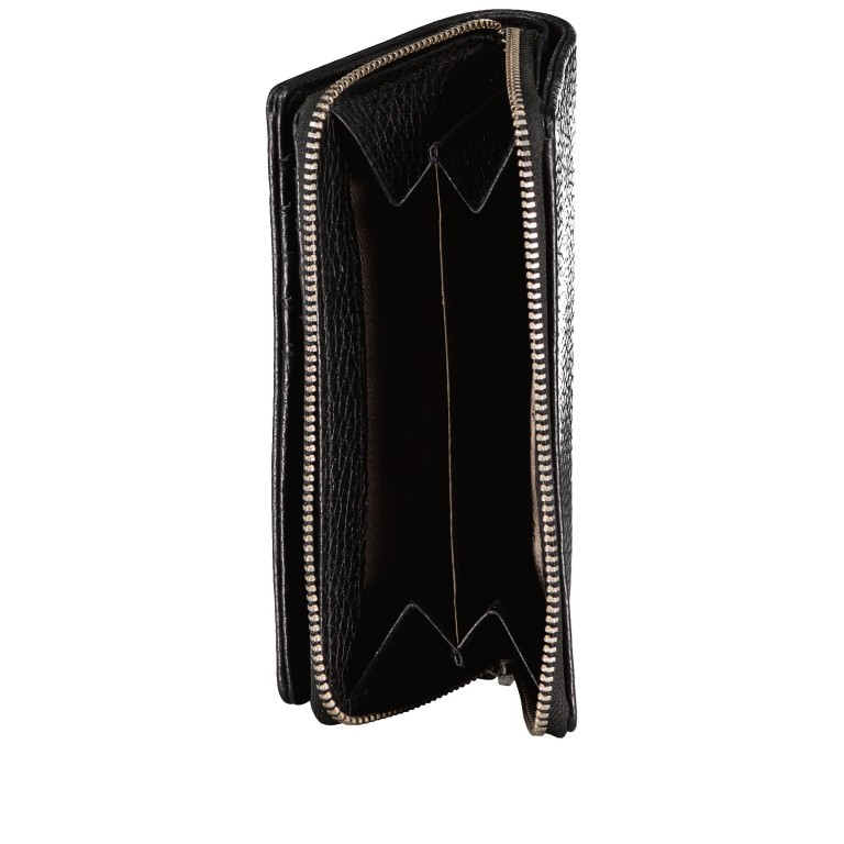 Geldbörse Black, Farbe: schwarz, Marke: Hausfelder Manufaktur, EAN: 4065646014794, Abmessungen in cm: 14.5x9x2, Bild 5 von 5