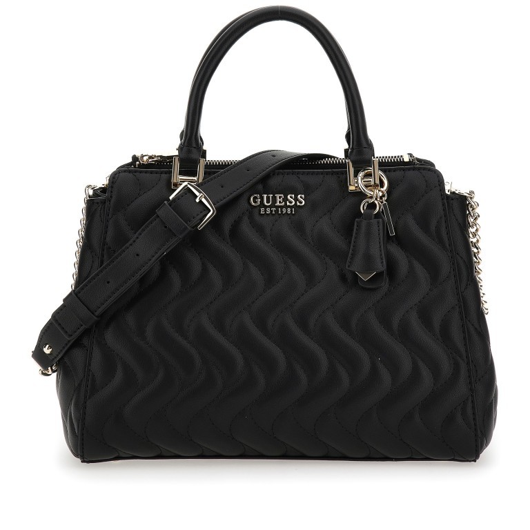 Handtasche Eco Mai Black, Farbe: schwarz, Marke: Guess, EAN: 0190231723660, Abmessungen in cm: 29x22x13.5, Bild 1 von 5