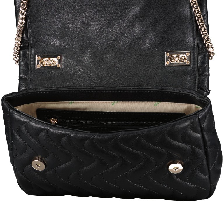 Umhängetasche Eco Mai SCHWARZ/Black, Farbe: schwarz, Marke: Guess, EAN: 0190231725091, Abmessungen in cm: 27x17x5, Bild 5 von 5